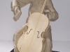 Cellist, Caricature Carving, Clay Model 4