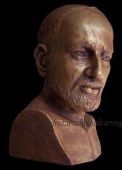 Paul, bust , clay sculpture